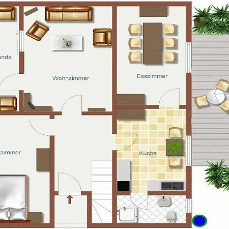 شقة Altes Lotsenhaus *